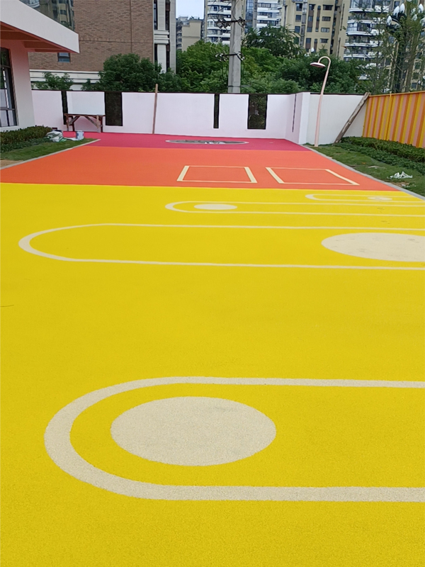 四川宜宾某幼儿园运动面层工程